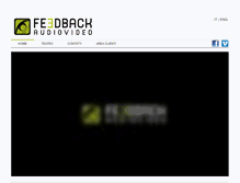 Tablet Screenshot of feedbackaudiovideo.it